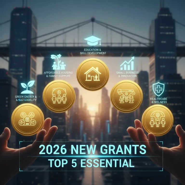 2026년 꼭 알아야 할 신설 지원금 BEST 5